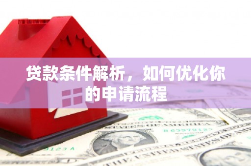 特克斯贷款条件解析，如何优化你的申请流程