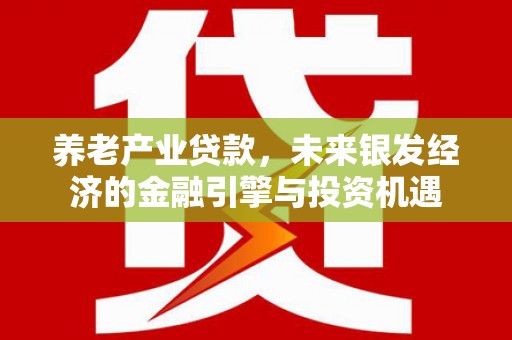 建宁养老产业贷款，未来银发经济的金融引擎与投资机遇