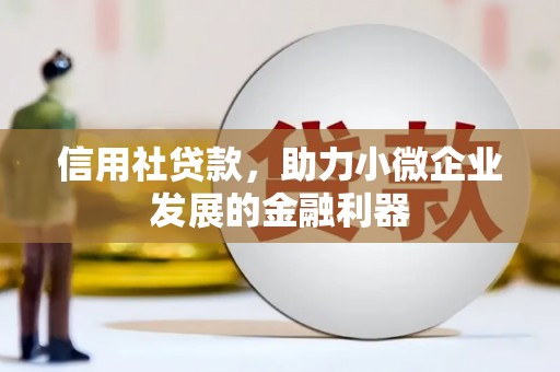 南康信用社贷款，助力小微企业发展的金融利器