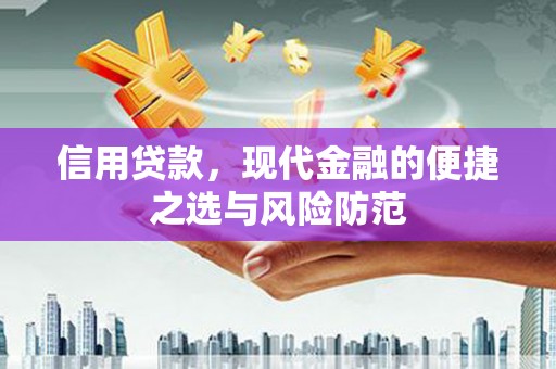 德保信用贷款，现代金融的便捷之选与风险防范