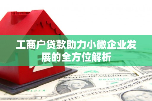 清河门工商户贷款助力小微企业发展的全方位解析