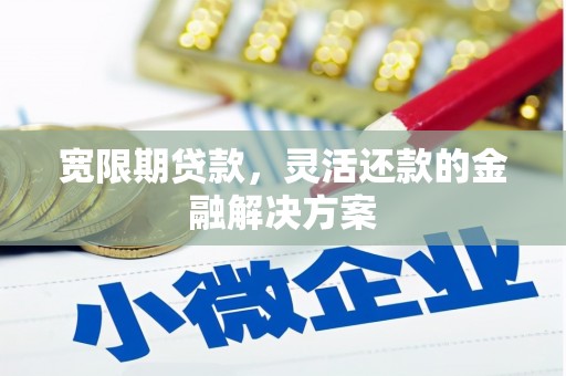 兴隆台宽限期贷款，灵活还款的金融解决方案