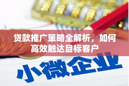 滦平贷款推广策略全解析，如何高效触达目标客户