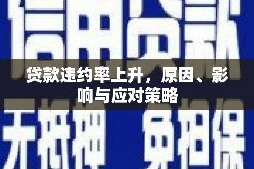 安康贷款违约率上升，原因、影响与应对策略