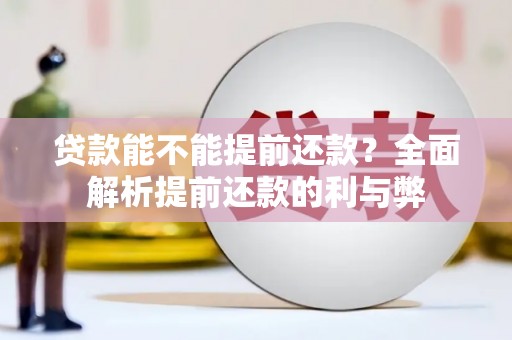 循化贷款能不能提前还款？全面解析提前还款的利与弊