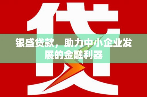 长寿银盛贷款，助力中小企业发展的金融利器