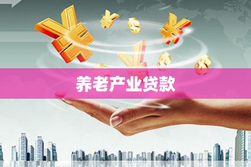 麻豆养老产业贷款