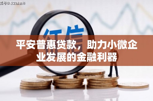 互助平安普惠贷款，助力小微企业发展的金融利器