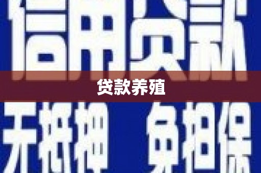 沙洋贷款养殖